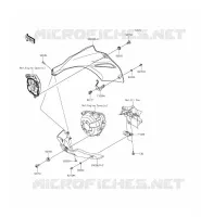 LOWER CUFFIA per Kawasaki Z1000 ABS 2015