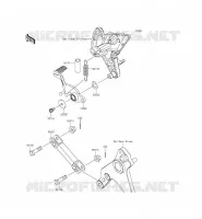 PEDALE FRENO   TORK LINK per Kawasaki Z1000 ABS 2015