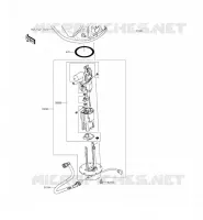 POMPA DI BENZINA per Kawasaki Z1000 ABS 2015
