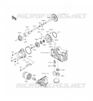 POMPA OLIO   FILTRO OLIO per Kawasaki Z1000 ABS 2015