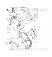 SERBATOIO DI CARBURANTE per Kawasaki Z1000 ABS 2015