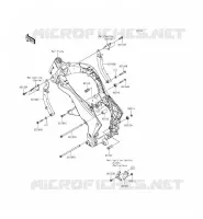 SUPPORTO DEL MOTORE per Kawasaki Z1000 ABS 2015