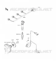 ACCENSIONE per Kawasaki Z750 2008