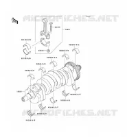 ALBERO MOTORE per Kawasaki Z750 2008
