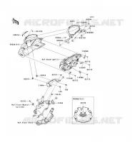 CUFFIA per Kawasaki Z750 2008