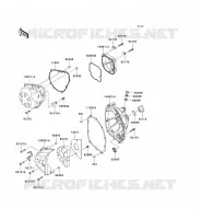 Coperchi motore per Kawasaki Z750 2008