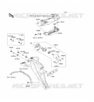 FANALE POSTERIORE(S) per Kawasaki Z750 2008