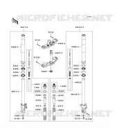 FORCELLA per Kawasaki Z750 2008