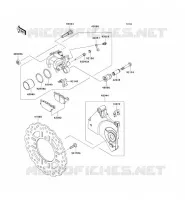 FRENO POSTERIORE per Kawasaki Z750 2008