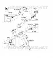 INDICATORI per Kawasaki Z750 2008