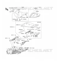 POSTO A SEDERE per Kawasaki Z750 2008