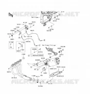 SCARICO per Kawasaki Z750 2008