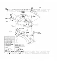 SERBATOIO DI CARBURANTE per Kawasaki Z750 2008
