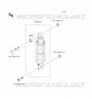 SOSPENSIONI   AMMORTIZZATORE per Kawasaki Z750 2008