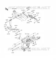 SUPPORTO DEL MOTORE per Kawasaki Z750 2008