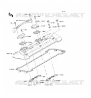 TESTATA COPERTURA per Kawasaki Z750 2008