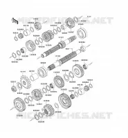 TRASMISSIONE per Kawasaki Z750 2008