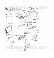 TUBO DELL'ACQUA per Kawasaki Z750 2008