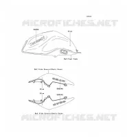 ADESIVO(BLEU) per Kawasaki Z750 2009