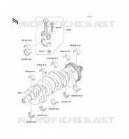 ALBERO MOTORE per Kawasaki Z750 2009