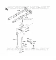 CAMSHAFT   TENSIONER per Kawasaki Z750 2009