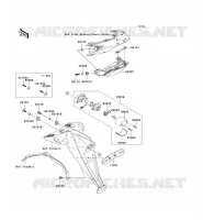 FANALE POSTERIORE(S) per Kawasaki Z750 2009