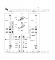 FORCELLA per Kawasaki Z750 2009