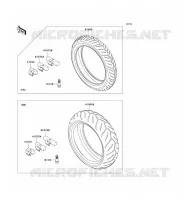 PNEUMATICI per Kawasaki Z750 2009