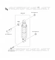 SOSPENSIONI   AMMORTIZZATORE per Kawasaki Z750 2009