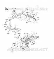 SUPPORTO DEL MOTORE per Kawasaki Z750 2009