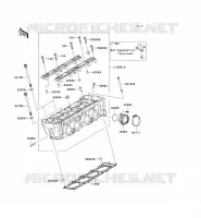 TESTATA per Kawasaki Z750 2009