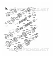 TRASMISSIONE per Kawasaki Z750 2009