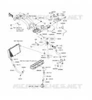 TUBO DELL'ACQUA per Kawasaki Z750 2009