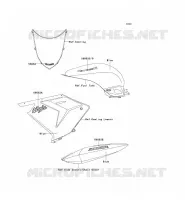 ADESIVO(BLEU) per Kawasaki NINJA ZX-10R 2004