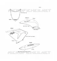 ADESIVO(GREEN) per Kawasaki NINJA ZX-10R 2004