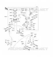 ANTERIORE POMPA per Kawasaki NINJA ZX-10R 2004