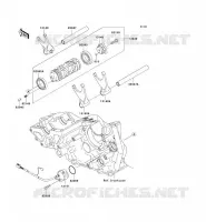 CAMBIO TAMBURO   FORCHE SHIFT per Kawasaki NINJA ZX-10R 2004