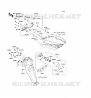 FANALE POSTERIORE(S) per Kawasaki NINJA ZX-10R 2004