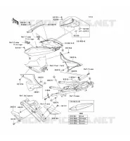 FIANCHETTI   COPERCHIO CATENA per Kawasaki NINJA ZX-10R 2004