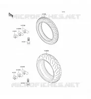 PNEUMATICI per Kawasaki NINJA ZX-10R 2004