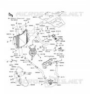 RADIATORE per Kawasaki NINJA ZX-10R 2004