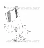 Radiatore per Kawasaki NINJA ZX-10R 2004