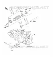 CAMBIO TAMBURO   FORCHE SHIFT per Kawasaki NINJA ZX-10R 2004