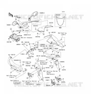 CUFFIA per Kawasaki NINJA ZX-10R 2004