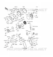 Coperchi motore per Kawasaki NINJA ZX-10R 2004