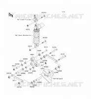 SOSPENSIONE POSTERIORE per Kawasaki NINJA ZX-10R 2004