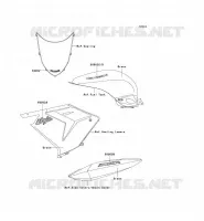 ADESIVO(GREEN) per Kawasaki NINJA ZX-10R 2004