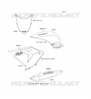 ADESIVO (NOIR) per Kawasaki NINJA ZX-10R 2004