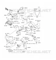 CUFFIA per Kawasaki NINJA ZX-10R 2004