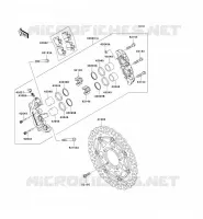 FRENO ANTERIORE per Kawasaki NINJA ZX-10R 2004